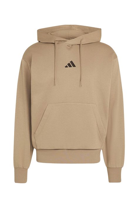 Felpa Adidas Essentials Feelcozy Fleece con Cappuccio Khaki Uomo ADIDAS CORE | Felpe | KF2364-